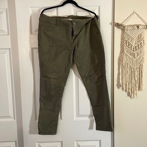 Maurice’s olive green jeggings